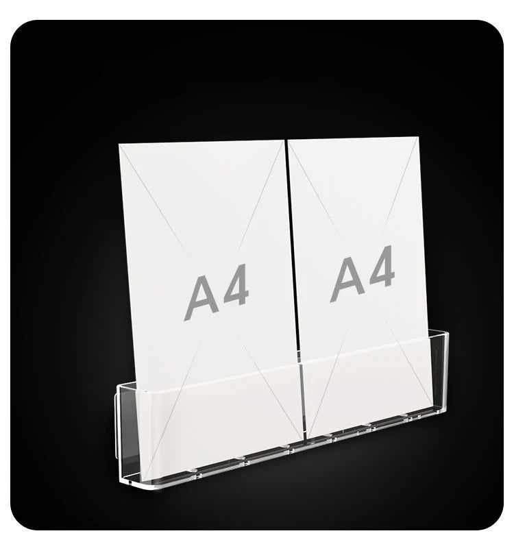 Estante Acrílica de Parede para Livros Infantis 3 pecas