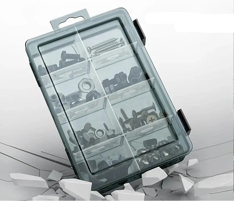 Caixa Plástica de Ferramentas com Divisórias Removíveis