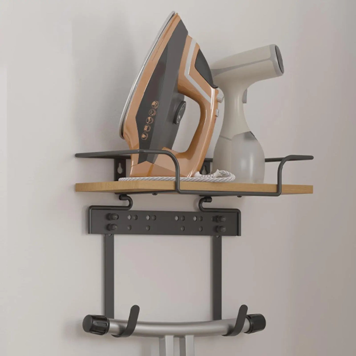 suporte de ferro dobravel para tabua de passsar roupa