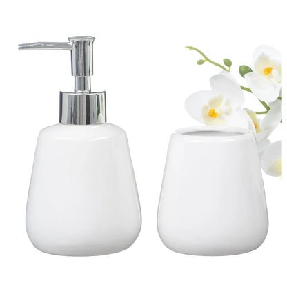 Kit Banheiro 2 Peças – Sabonete e Escova com Estilo