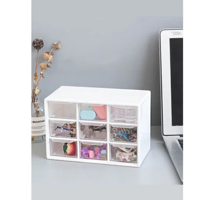 Gaveteiro de Plástico 9 Gavetas – Compacto e Leve