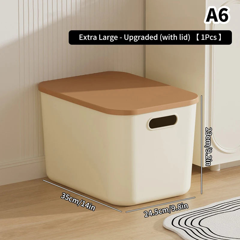 Caixa Organizadora de Plástico com Tampa Multiuso"