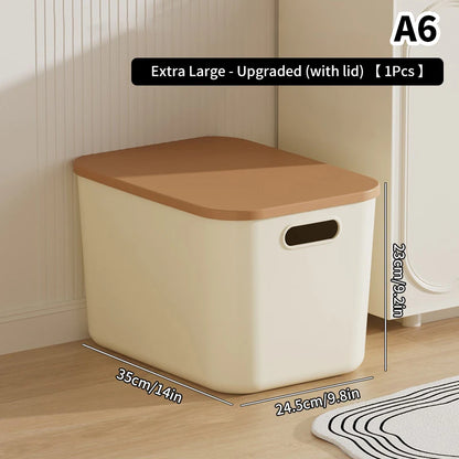 Caixa Organizadora de Plástico com Tampa Multiuso"