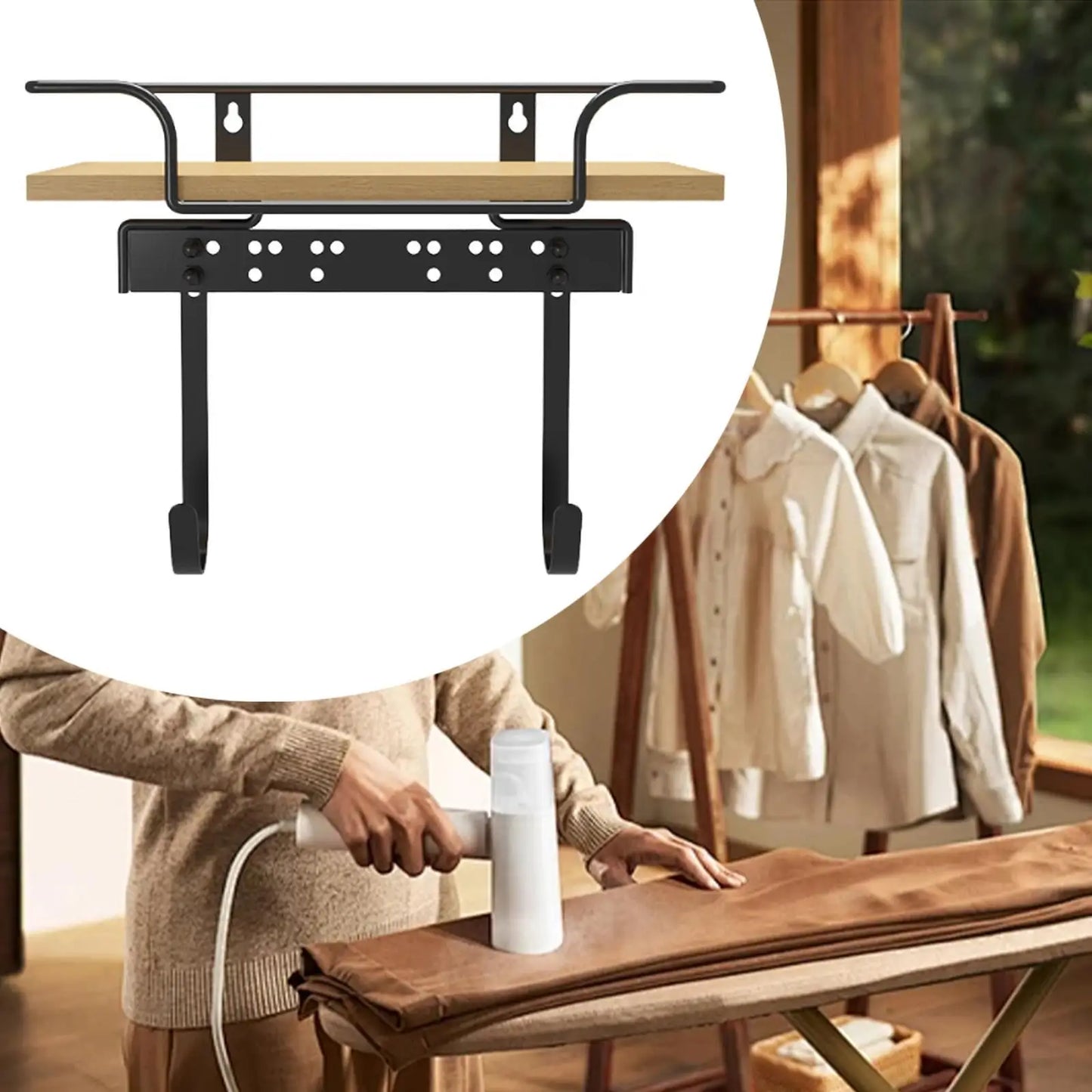 suporte de ferro dobravel para tabua de passsar roupa