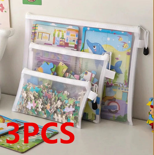 Saco com Zíper para Brinquedos Infantis – em 3 tamanhos