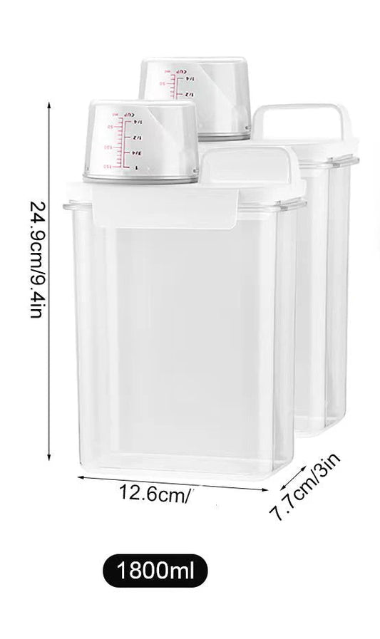 Dispenser Recarregável de Detergente e Amaciante – Organizador