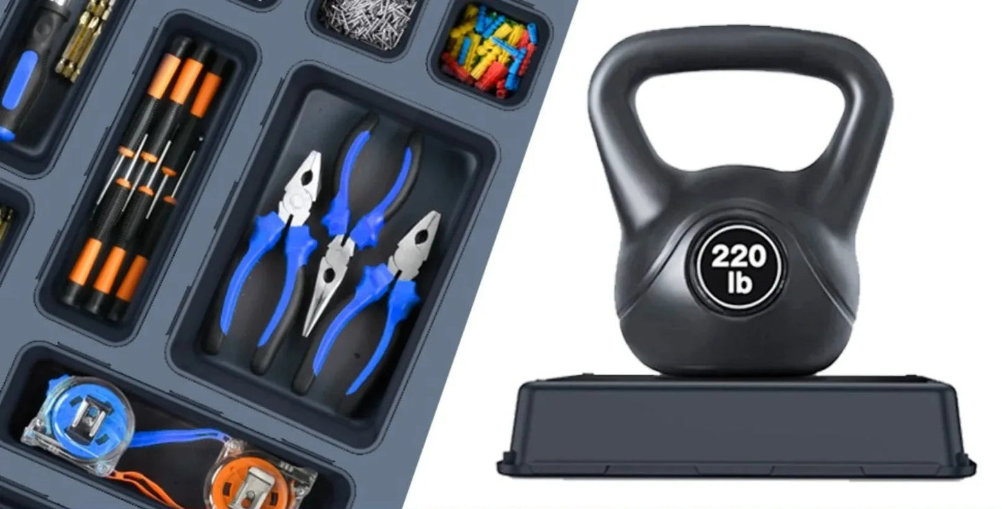 Bandeja Organizadora de Ferramentas 16 Peças – Durável e Versátil