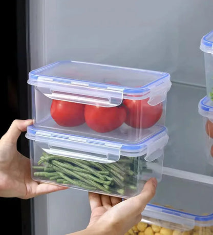 Recipientes Herméticos 4 Peças para Geladeira e Micro-ondas