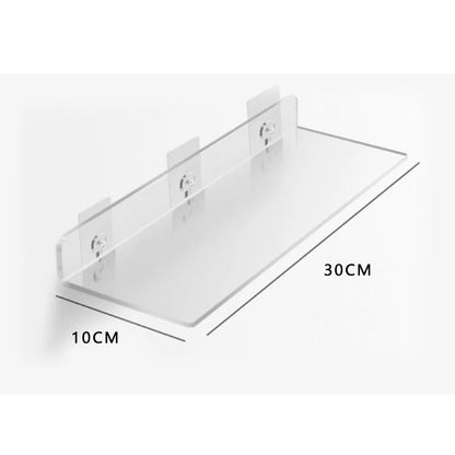 Prateleira Flutuante Acrílica – Instalação Sem Furos