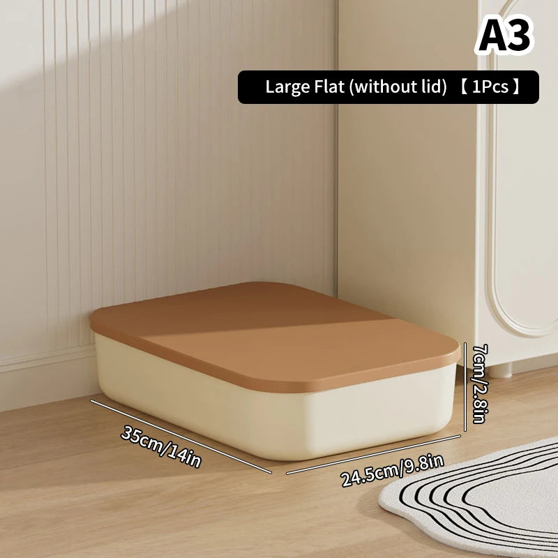 Caixa Organizadora de Plástico com Tampa Multiuso"