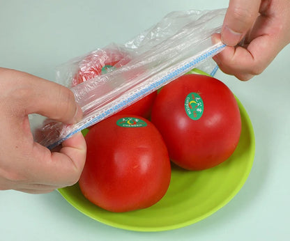 100 Capas Descartáveis de Armazenamento de Alimentos Cozinha