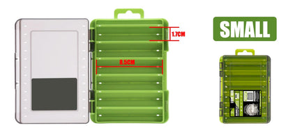 Caixa Compacta Dupla Face para Iscas e Equipamentos