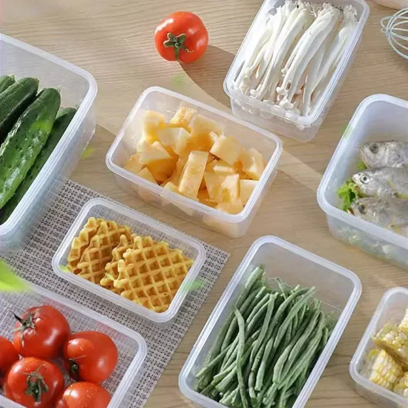 Recipientes Herméticos 4 Peças para Geladeira e Micro-ondas