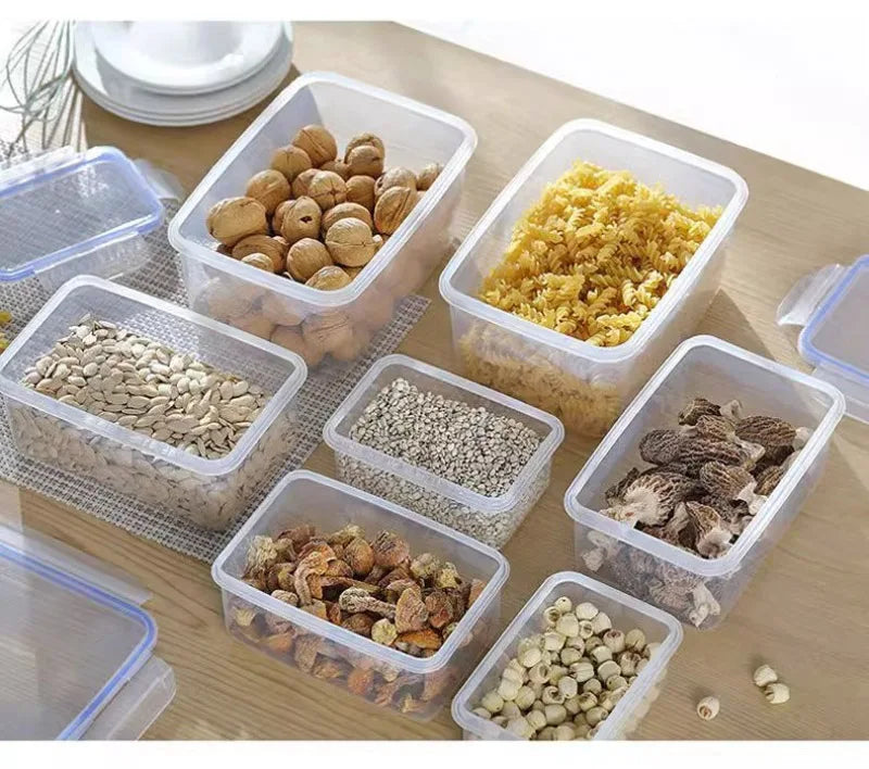 Recipientes Herméticos 4 Peças para Geladeira e Micro-ondas