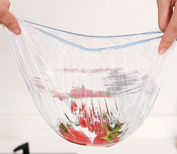 100 Capas Descartáveis de Armazenamento de Alimentos Cozinha