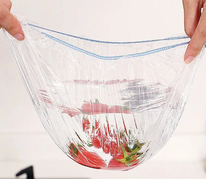 100 Capas Descartáveis de Armazenamento de Alimentos Cozinha