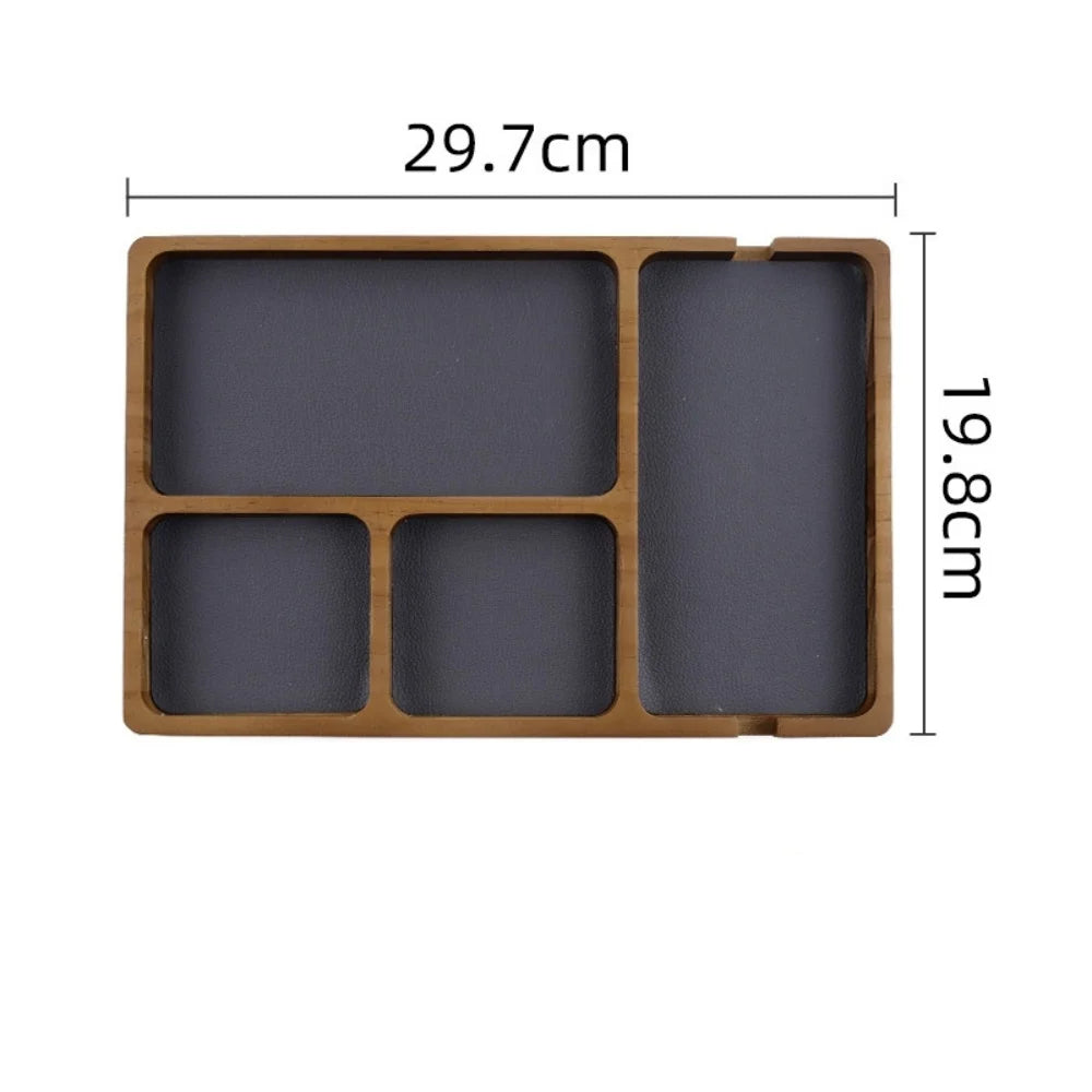 Caixa de Armazenamento de Madeira para Itens Pessoais