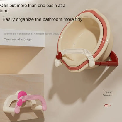 Rack de Lavanderia Sem Furo – Resistente e Fácil de Fixar"