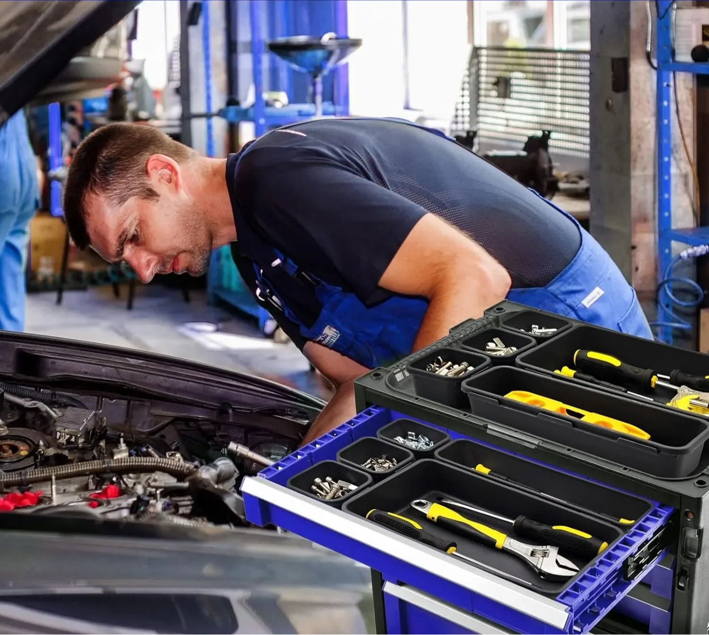 Bandeja Organizadora de Ferramentas 16 Peças – Durável e Versátil