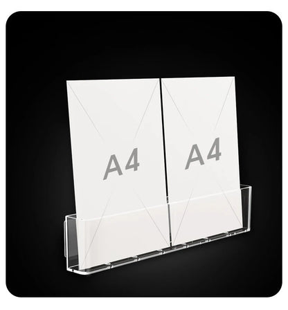 Estante Acrílica de Parede para Livros Infantis 3 pecas