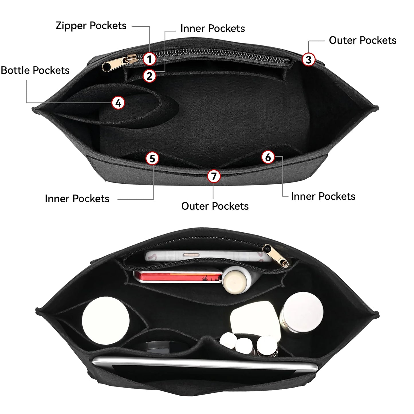 Organizador de Bolsa  – Elegância e Funcionalidade