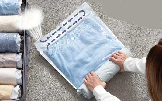 sacos a Vácuo Portáteis – Organize a Mala Sem Esforço