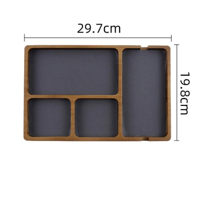 Caixa de Armazenamento de Madeira para Itens Pessoais