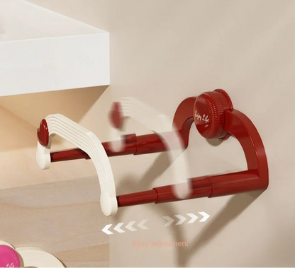 Rack de Lavanderia Sem Furo – Resistente e Fácil de Fixar"