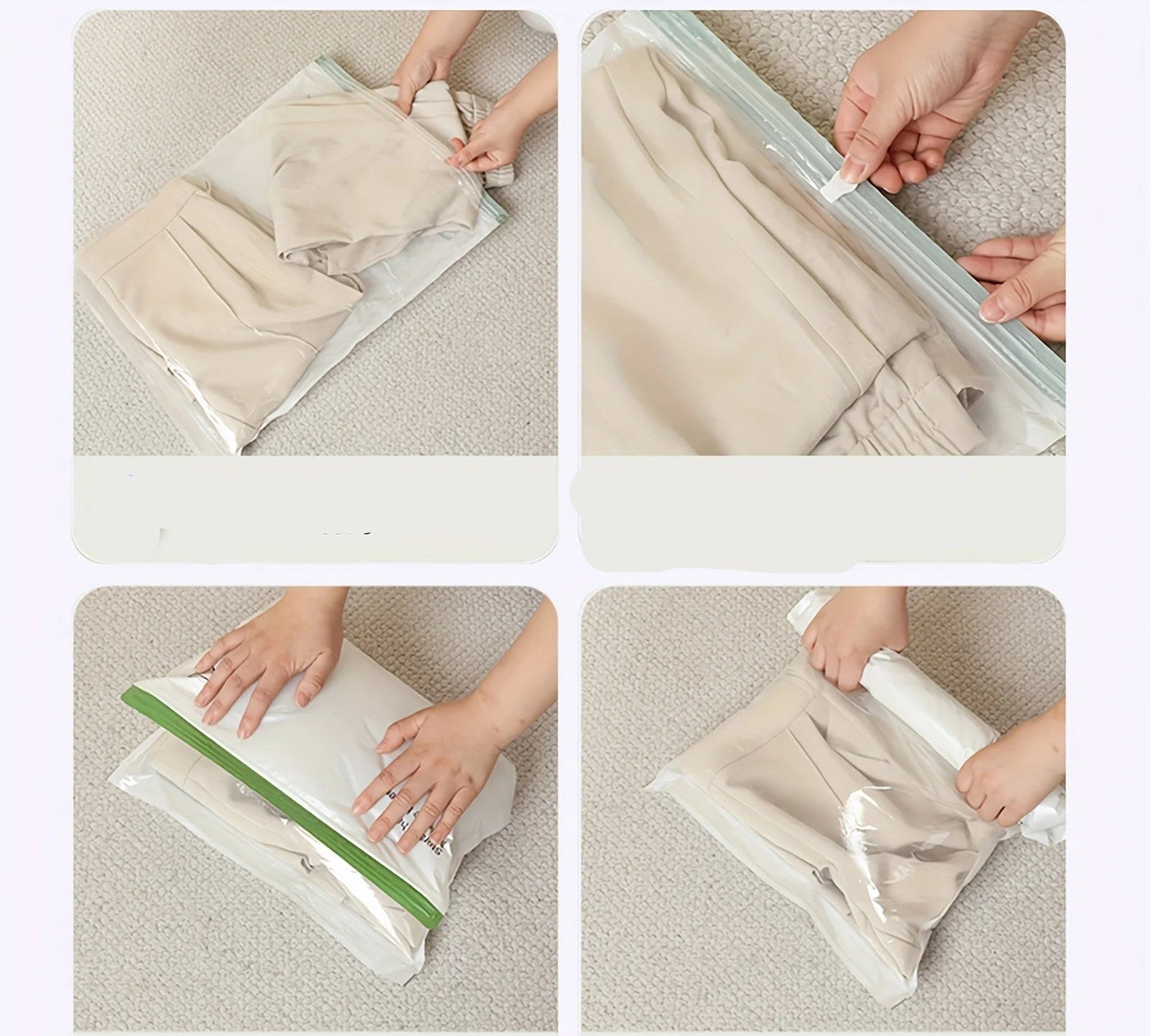 sacos a Vácuo Portáteis – Organize a Mala Sem Esforço