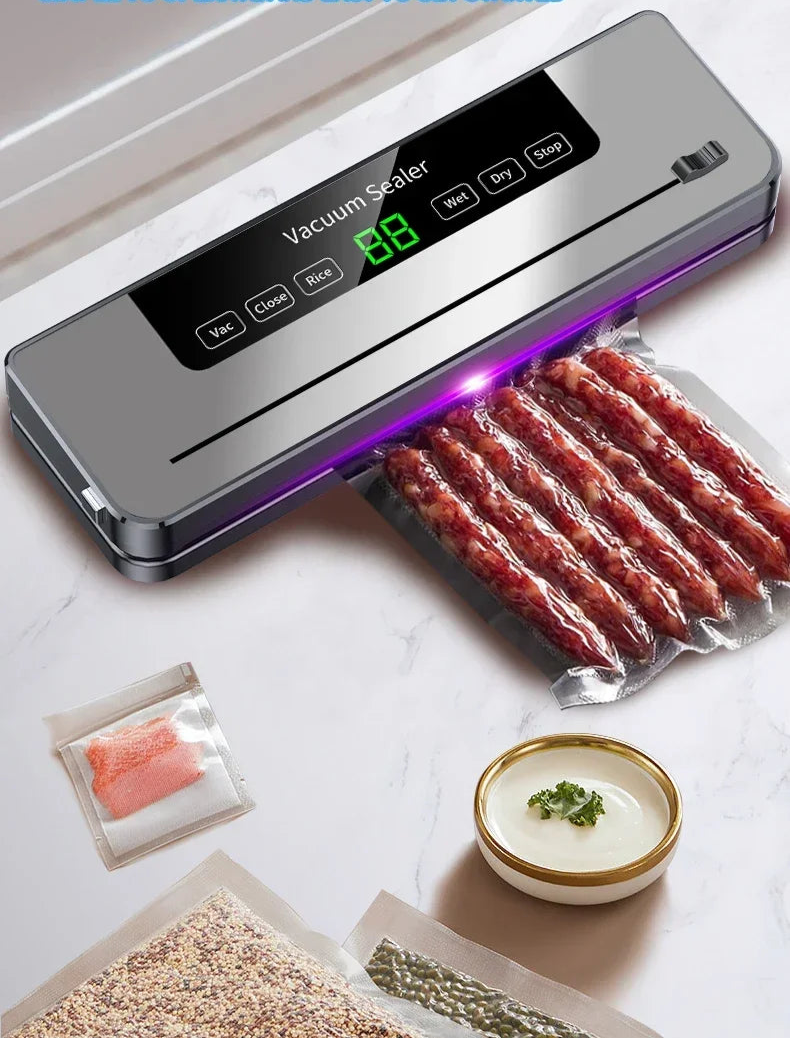 Seladora a Vácuo Elétrica com Cortador Embutido 10 Sacos