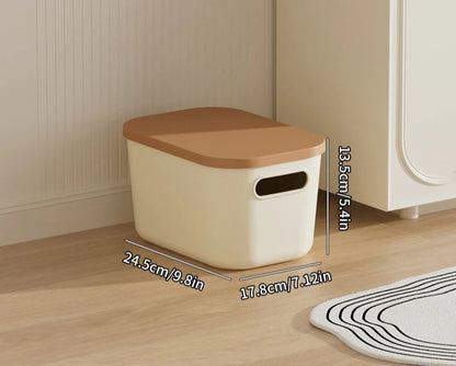 Caixa Organizadora de Plástico com Tampa Multiuso"