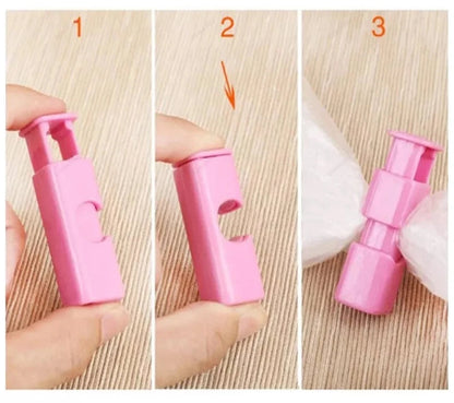 Clipes de Vedação de Alimentos 10 Peças Reutilizáveis