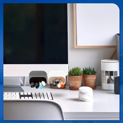 "Porta-Canetas e Lápis de Mesa – Organizador Funcional"