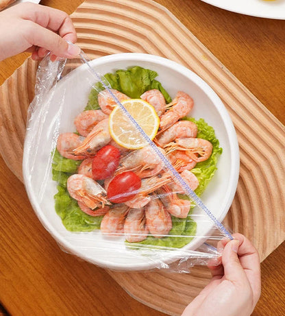 100 Capas Descartáveis de Armazenamento de Alimentos Cozinha