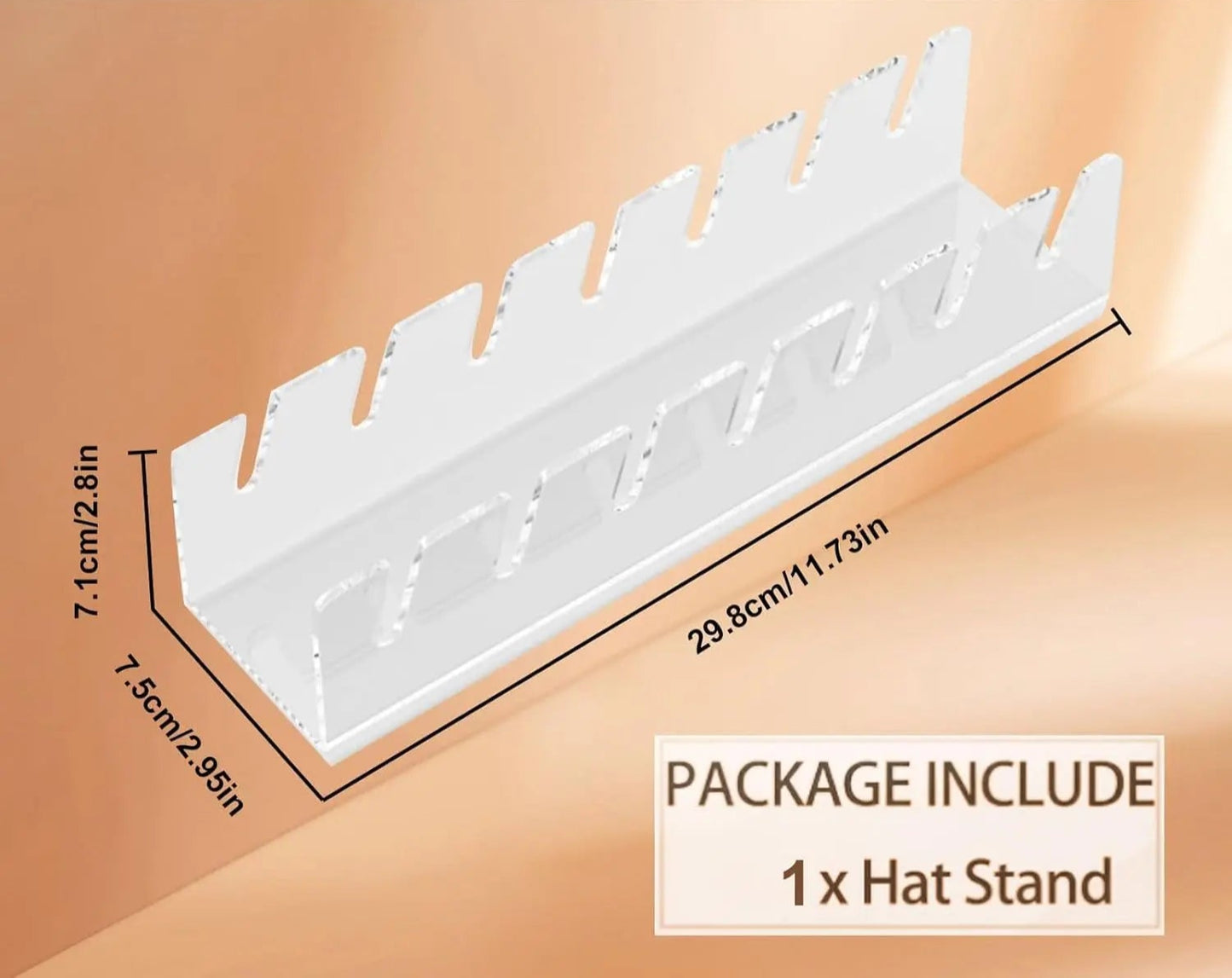 Suporte acrilico para bones