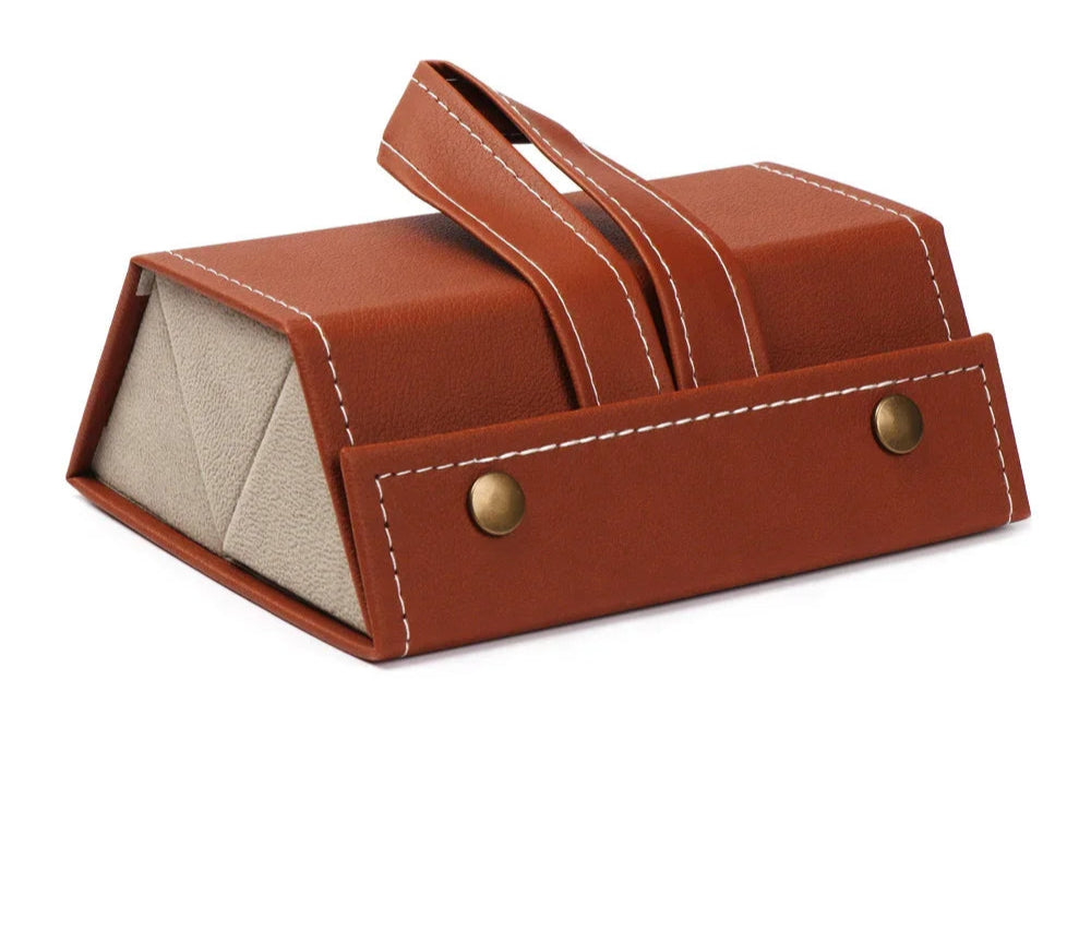 Case de Óculos c/ 3 Divisórias – Couro Resistente