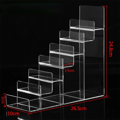 Rack de Óculos de Sol e Acessórios em Acrílico Transparente