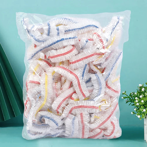 100 Capas Descartáveis de Armazenamento de Alimentos Cozinha