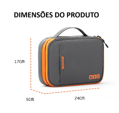 Organizador de Cabos Portátil Impermeável Compacto