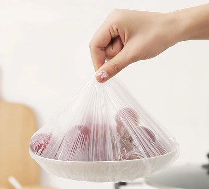 100 Capas Descartáveis de Armazenamento de Alimentos Cozinha