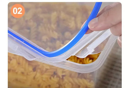 Recipientes Herméticos 4 Peças para Geladeira e Micro-ondas