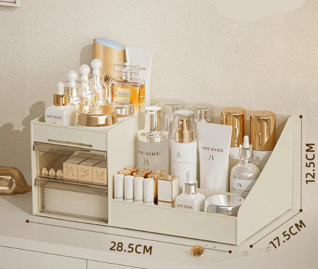 Caixa Organizadora de Maquiagem Espaçosa