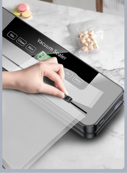 Seladora a Vácuo Elétrica com Cortador Embutido 10 Sacos